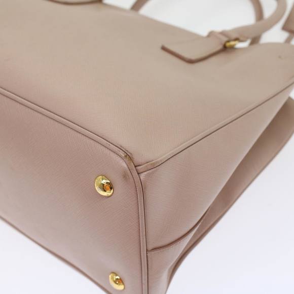 PRADA Hand Bag Safiano leather 2way Pink Auth 45924 - Picture 16 of 16